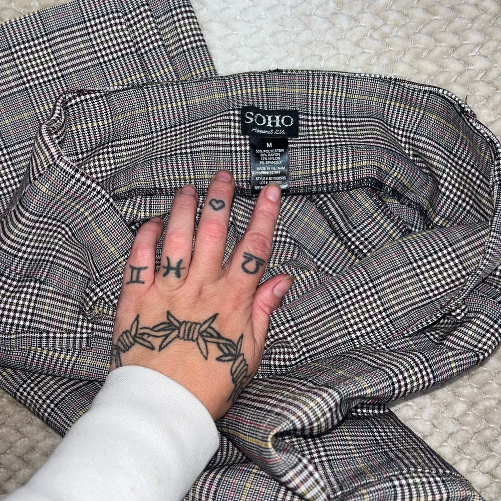 Soho Checkered Trousers Fall Colors - Picture 3 of 3